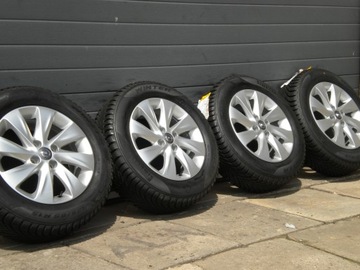 NOVÉ KOLA ZIMNÍ HLINÍK 15 4X100 TOVÁRNÍ OPEL CORSA E D ČIDLA TPMS