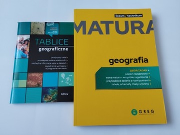 MATURA 2024 GEOGRAFIA x2 Repetytorium Tablice GREG Egzamin Liceum Technikum