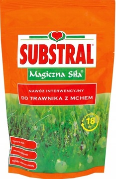 NAWÓZ MAGICZNA SIŁA DO TRAWNIKA Z MCHEM 350G