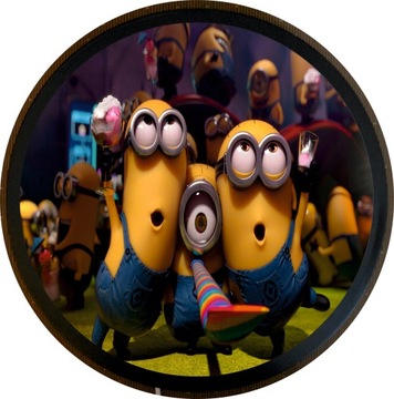 Plafon kinkiet MINIONKI okrągły