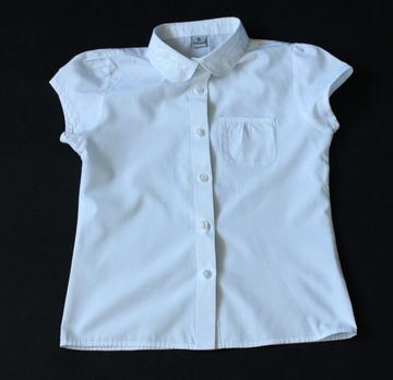 TU BIAŁA KOSZULA ROZM 134