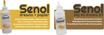Klej introligatorski do papieru tektury Senus Senol 250g