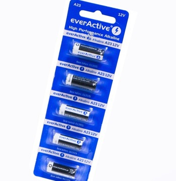 5x Bateria everActive 23A A23 L1028 MN21 12V
