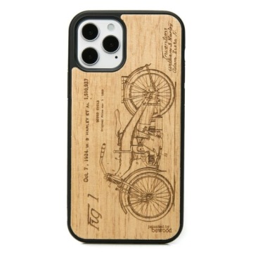 Pouzdro Bewood pro iPhone 12/12 Pro Harley Patent Aniegre