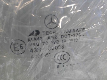 MERCEDES ML W164 SKLO (OKNO) DVEŘE PRAVÝ PŘEDNÍ