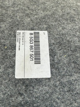 PODSUFITKA CZARNA VW GOLF VII GTD 3-DRZWI 5G3867501