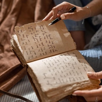 NOTATNIK VINTAGE NOTES SKÓRZANY STYLU RETRO STARY