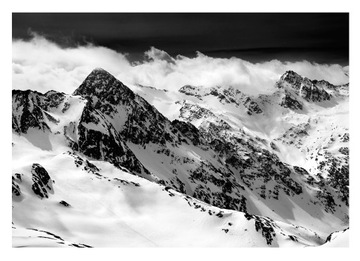 Fototapeta GÓRY 3D Chmury Tatry Mgła Salon 368x254