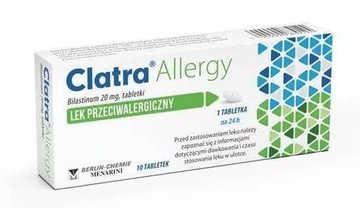 Clatra Allergy 20mg, 10 tabletek