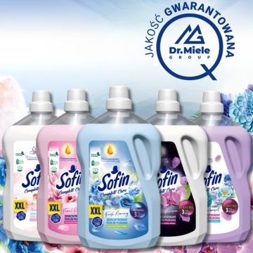 SOFIN Płyn do Płukania Tkanin Fresh Morning XXL 2,5l x 4 szt (400 prań)