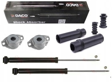 AMORTYZATORY PEUGEOT 307 CITROEN C4 +PODUSZKI ODB.