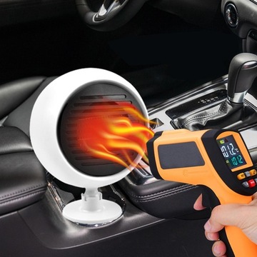 Wentylator samochodowy 24 V Przenośny Ptc Ceramiczny biały