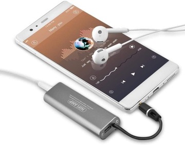 HIFI mini wzmacniacz słuchawkowy 95 dB aku.