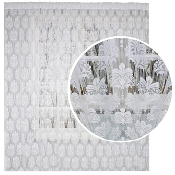 FIRANY MAKARONY biały ornament FIRANA 280x250h
