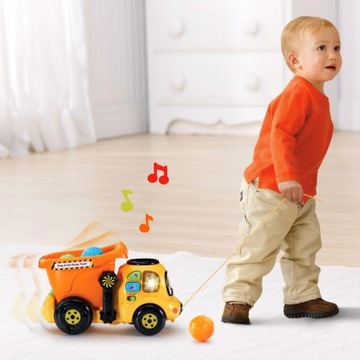Самосвал VTech Drop and Go, желтый