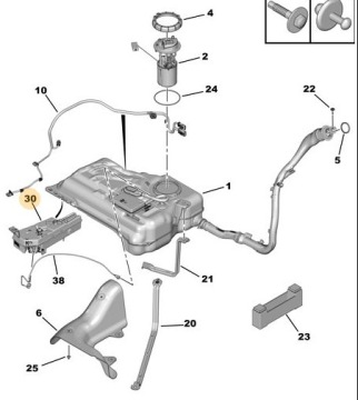 Бачок для жидкости FAP PEUGEOT PARTNER 1.6 HDI ORG. 9816296080