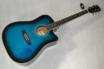 Harley Benton D-120CE TBS — инструмент для начинающих с хорошим звучанием.