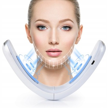V Line Tape Face Lift Belt Blue Red LED Photon