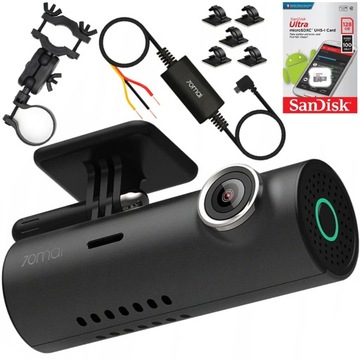 Wideorejestrator 70mai M300 + UCHWYT + UP02+ 128GB