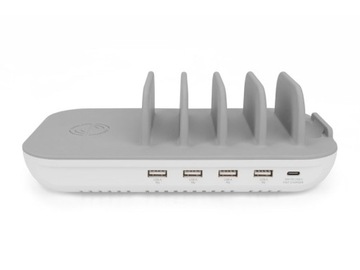 stacja ładująca 5x USB A + Typ-C + wireless PD