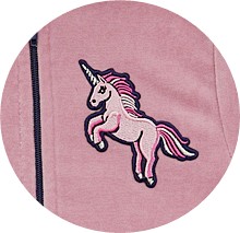 ВЕЛОРОВЫЙ спортивный костюм для девочки UNICORN Revaj 74
