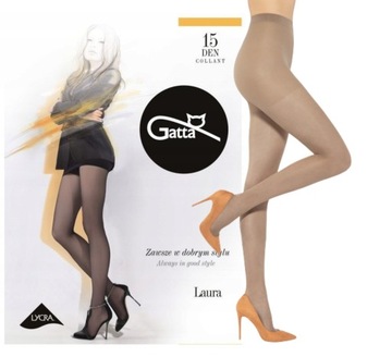 Rajstopy GATTA LAURA lycra 15/20 DEN 3-M lyon