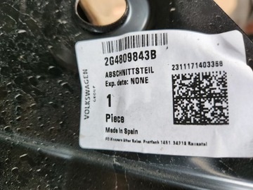 VW POLO 2G4 BLOTNIK TYLNY LEWY TYL NOWY 17->