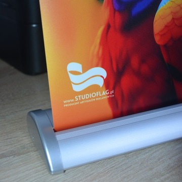 ROLL-UP REKLAMOWY STOJAK MINI A3 Reklama na biurko menu