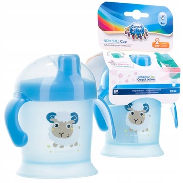 Canpol KUBEK niekapek 200ml HABERMAN BUNNY COMPANY