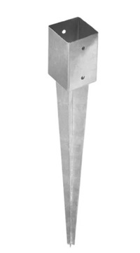 PODSTAWA SŁUPA WBIJANA 60X60X750 KOTWA FV