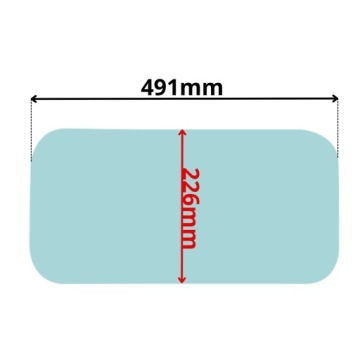 SZYBA TYLNA ŚCIANA GRODZIOWA CITROEN JUMPER I 1 (5124)