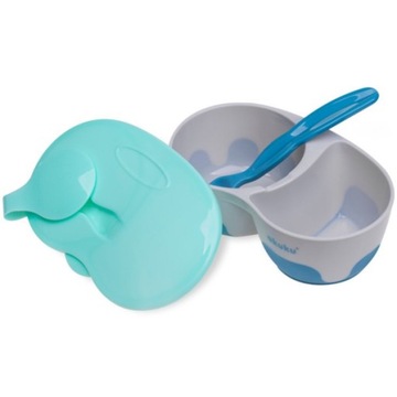 ЗАКРЫТАЯ МИСКА С ЛОЖКОЙ ДЕТСКАЯ 350 мл