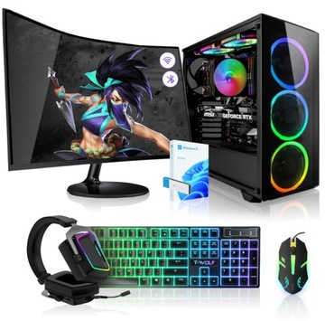ZESTAW KOMPUTER GAMINGOWY FURY X9 INTEL i9 / RTX 4060 / 64GB / 1TB / WIN11