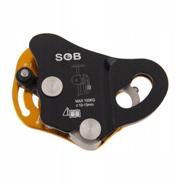 2x алюминиевых держателя веревки мм для скалолазания на открытом воздухе