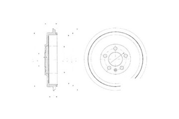 KOMPLET BĘBNÓW HAMULCOWYCH DELPHI HAM +GRATISY