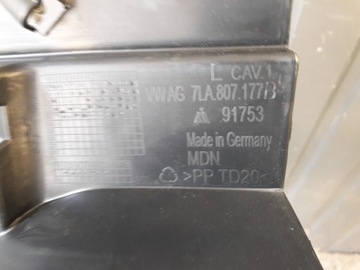 7LA807177B VÝZTUHA NÁRAZNÍK PŘEDNÍ LEVÝ VW T6