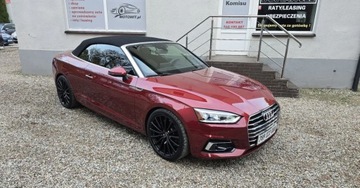 Audi A5 F5 Cabrio 2.0 TFSI 252KM 2018 Audi A5 Cabrio 2,0 benzyna 252 KM Quattro NAVI Full LED zarejestrowany 2.0, zdjęcie 21