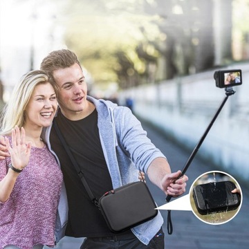 MAŁE WODOODPORNE TWARDE ETUI DLA DJI OSMO ACTION 4, INNYMI AKCESORIAMI