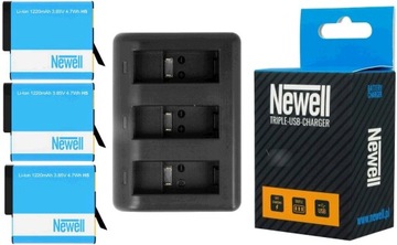 ŁADOWARKA 3-KAN + 3xAKUMULATOR do GoPro HERO 5 6 7