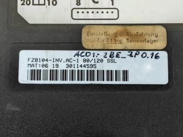 ZAPI AC-1 SSL FZ8104-INV.AC-1 80/120 ИНВЕРТОР 80В