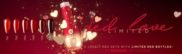 MAKEAR Set Red 1 - Ограниченный набор Red Love Laki