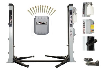 INVENTO EL S 40 - Podnośnik dwukolumnowy 4T porysowany lakier w transporcie
