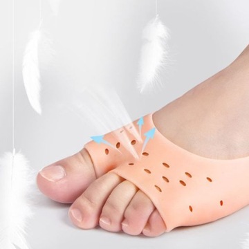 НОСКИ СИЛИКОНОВЫЕ FEET SPA БЕЗ НОСКОВ, 2 ПАРЫ