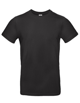 koszulka czarna T-Shirt czarny B&C #E190