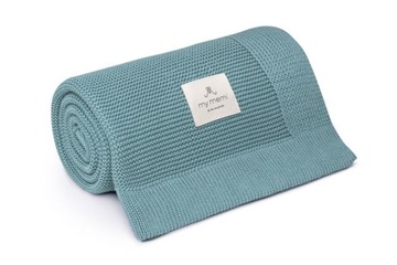 MY MEMI KOCYK BAMBUSOWY CLASSIC TEAL 80X100
