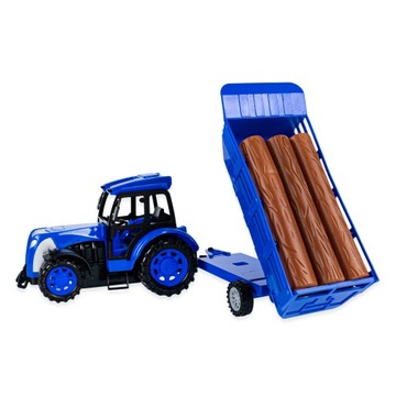 RC ТРАКТОР С ДИСТАНЦИОННЫМ УПРАВЛЕНИЕМ С ДЕРЕВЯННЫМИ ШАРАМИ