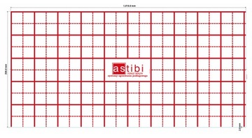 ПЛЕНКА НАПОЛЬНОГО ОТОПЛЕНИЯ 50 м 130 ОЧЕНЬ ТОЛЩИНА ДЛЯ ПОЛА ASTIBI
