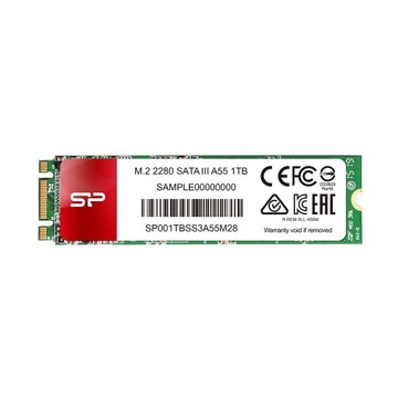 SILICON POWER Dysk SSD A55 1TB M2 SATA 560/530MB/s
