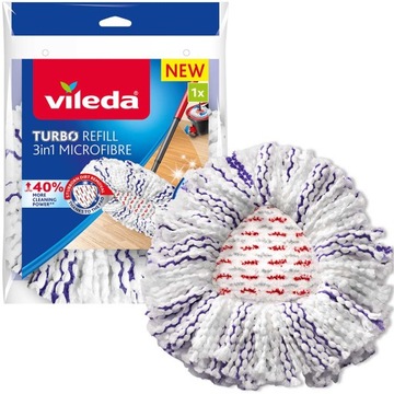 VILEDA wkład do mopa obrotowego TURBO 3w1 Mikrofibra