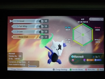 Shiny Alolan Marowak Let's Go Pikachu/Eevee
